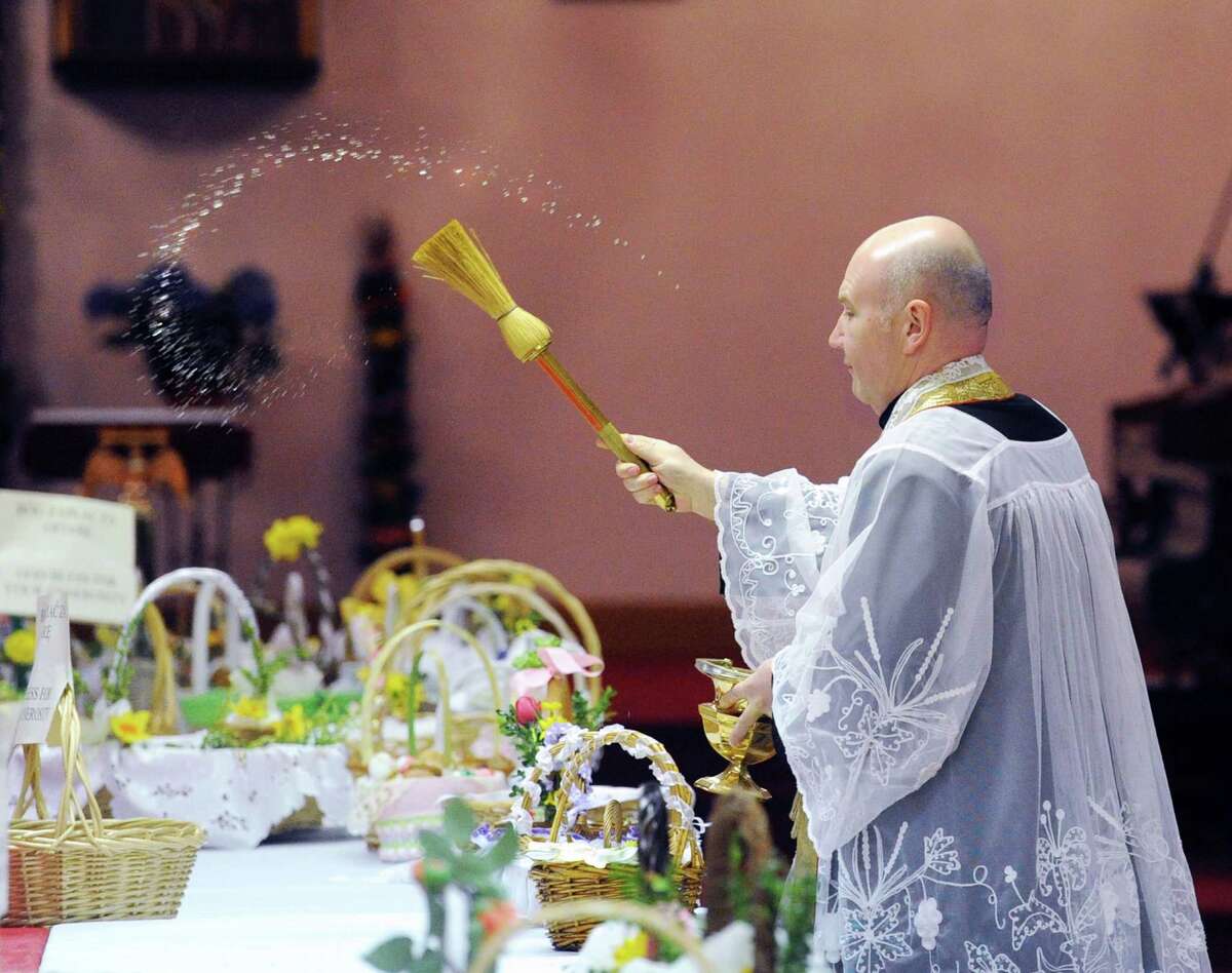 Easter Food Blessing at Holy Name of Jesus Church
