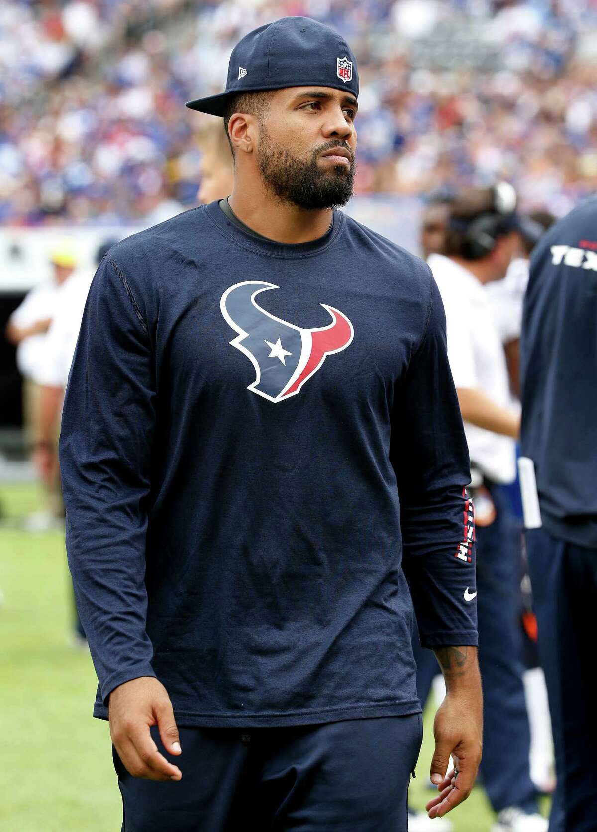 After seven years with the Texans, Arian Foster is the team's rushing leader with 6,472 yards and 54 touchdowns.