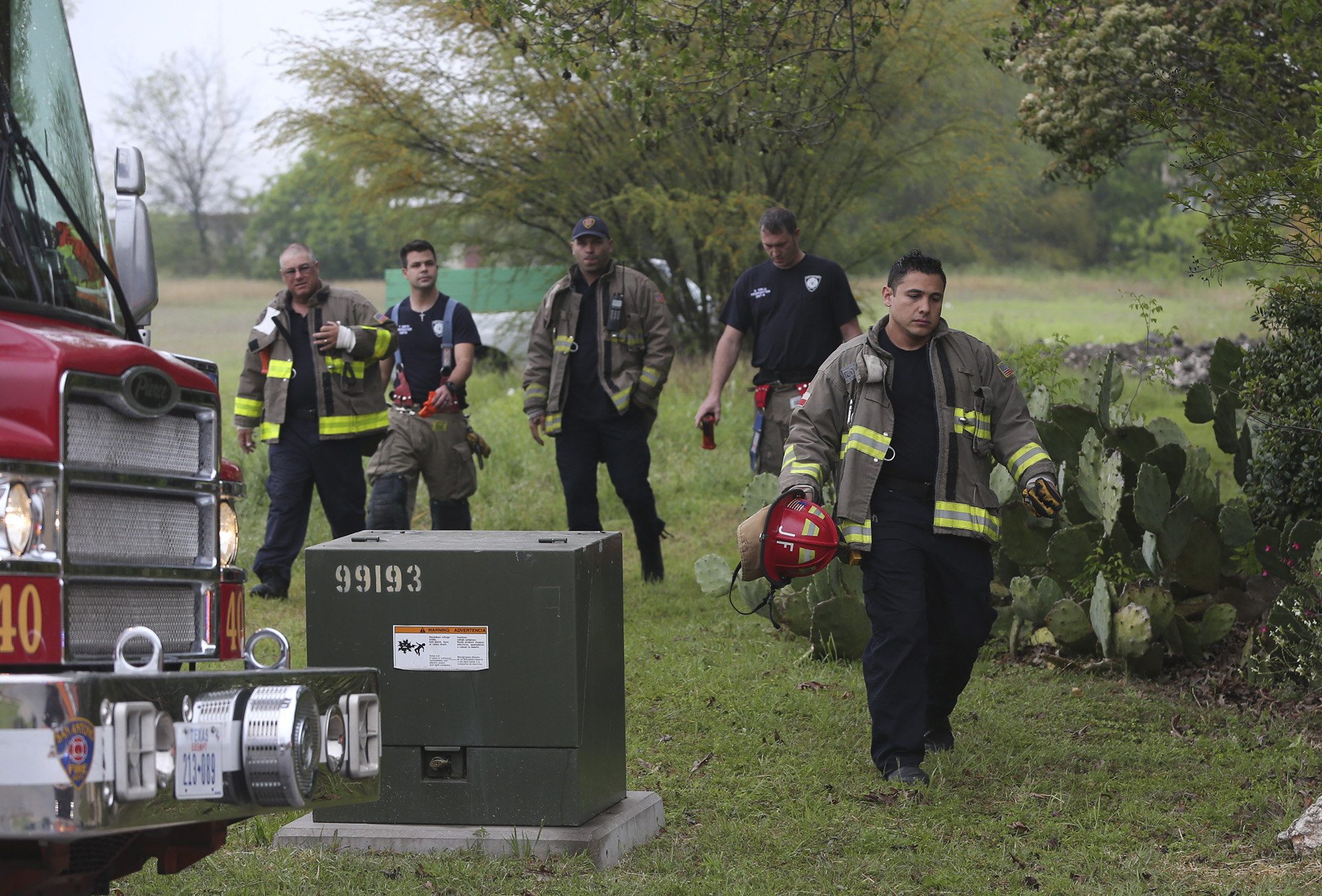 SAFD crews help rescue worker trapped under Northeast Side home