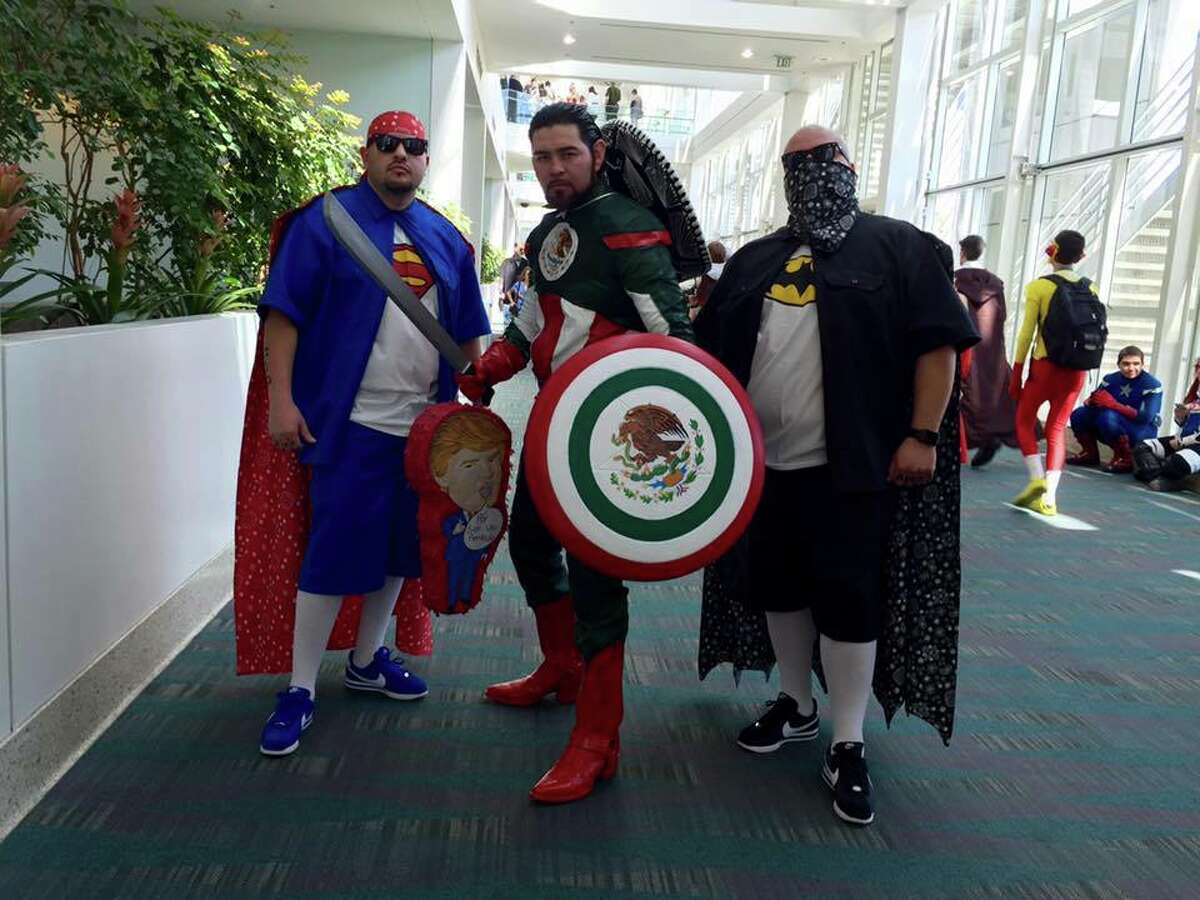 A new troupe of crime-fighting heroes assembled in Los Angeles over the weekend for WonderCon 2016: "Captain Mexico," "Super Vato" and "Super Cholo."
