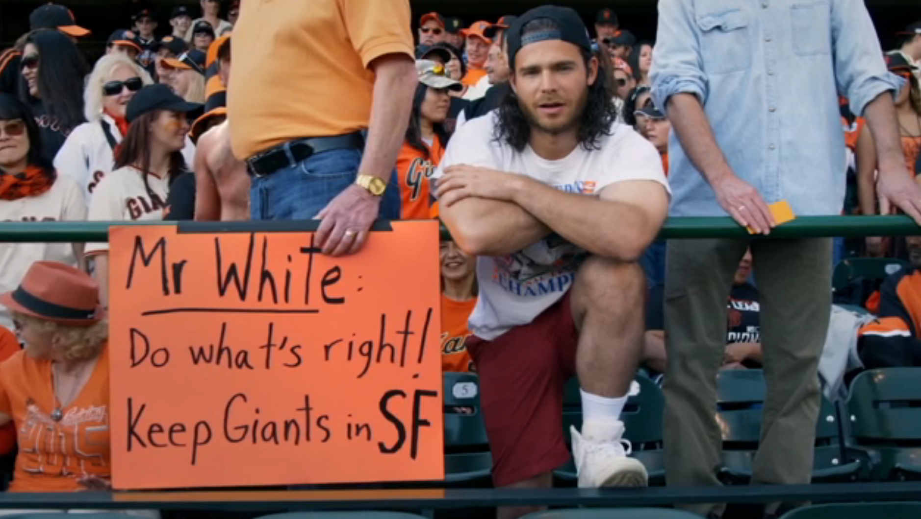 Brandon Crawford reenacts famous Candlestick Park photo in new ad