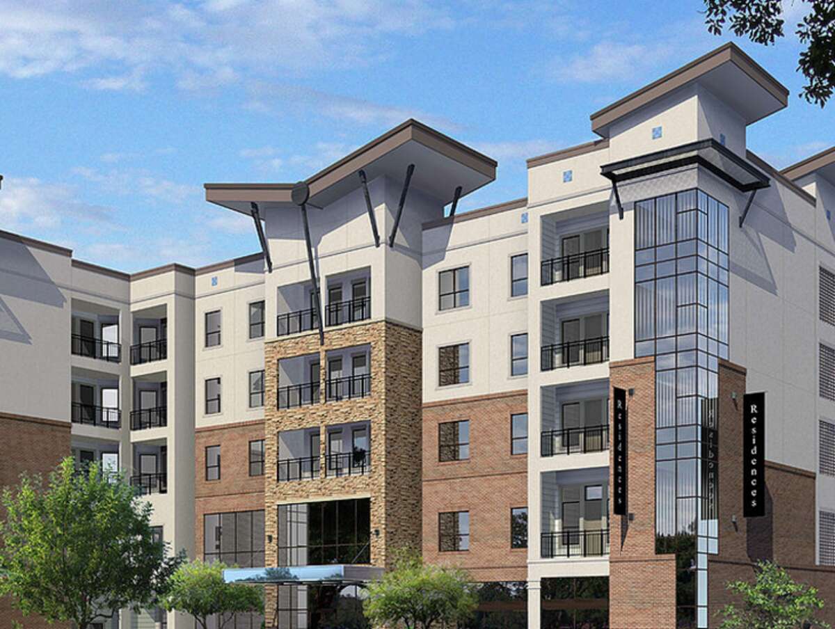 Rendering of the Houston Housing Authority's proposed mixed-income apartment complex at 2640 Fountain View.
