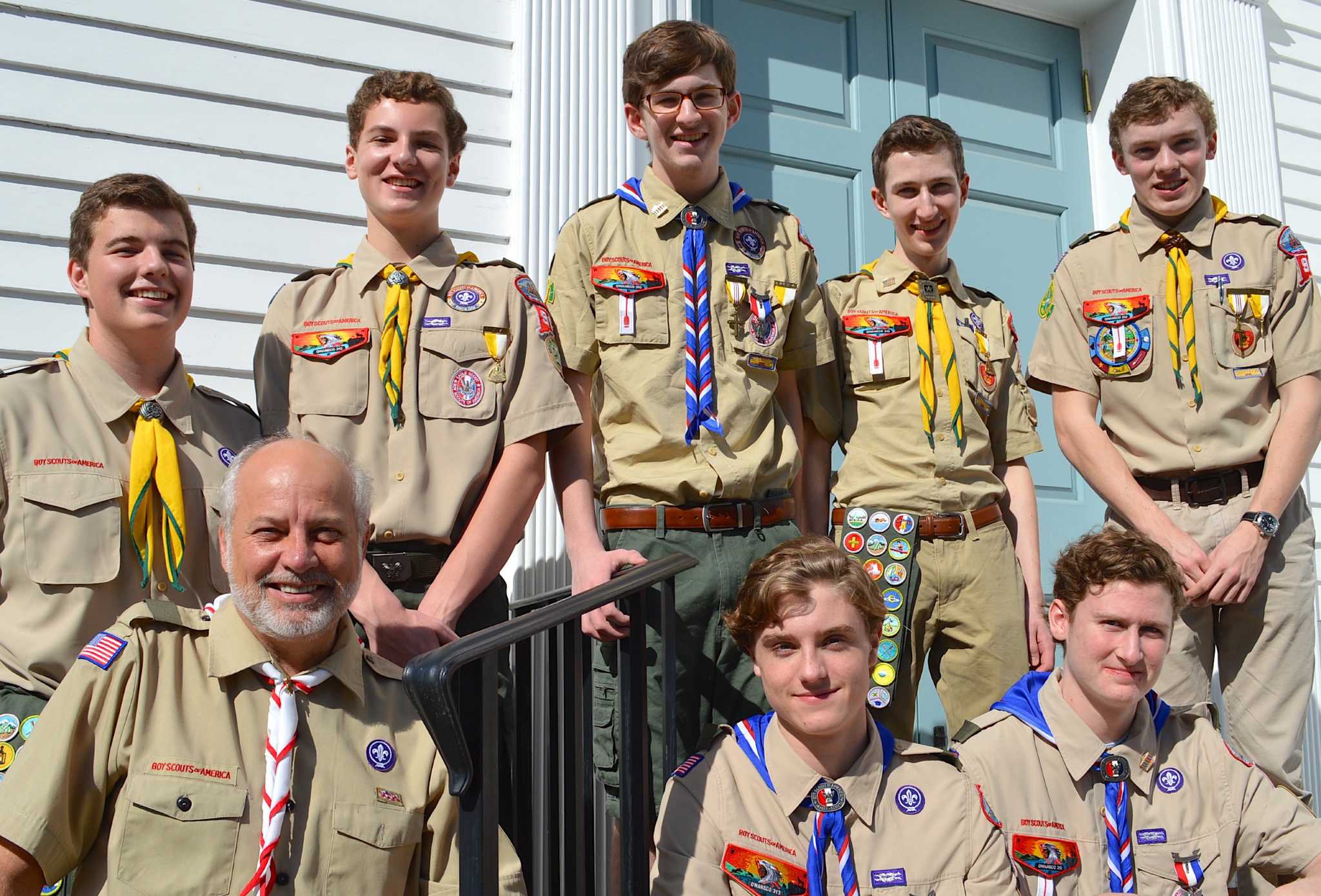 fairfield troop 90’s seven eagle scouts bonded as cubs