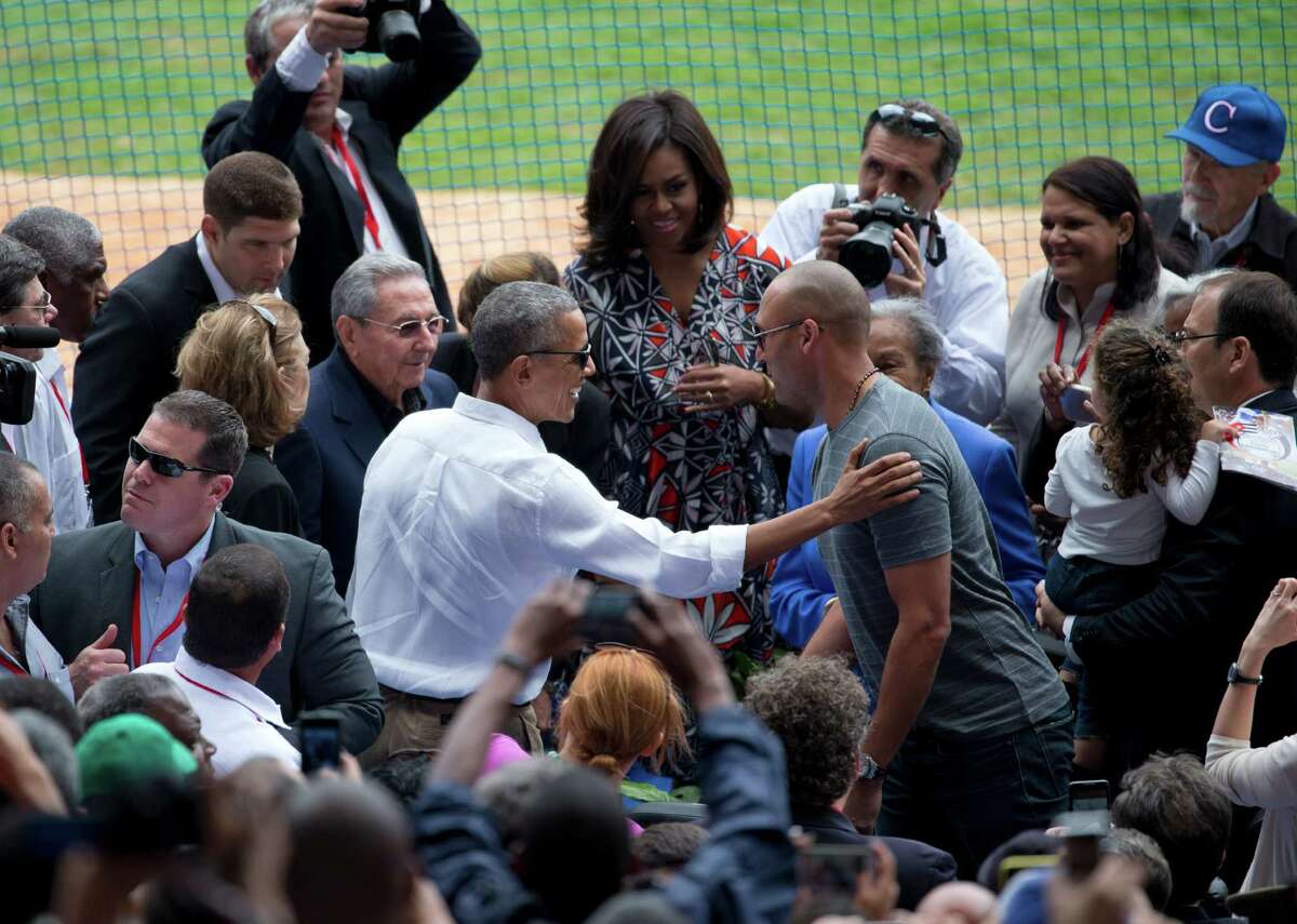 A reader says President Barack Obama left crucial matters unattended at home while enjoying himself at the ballpark in Havana, Cuba.