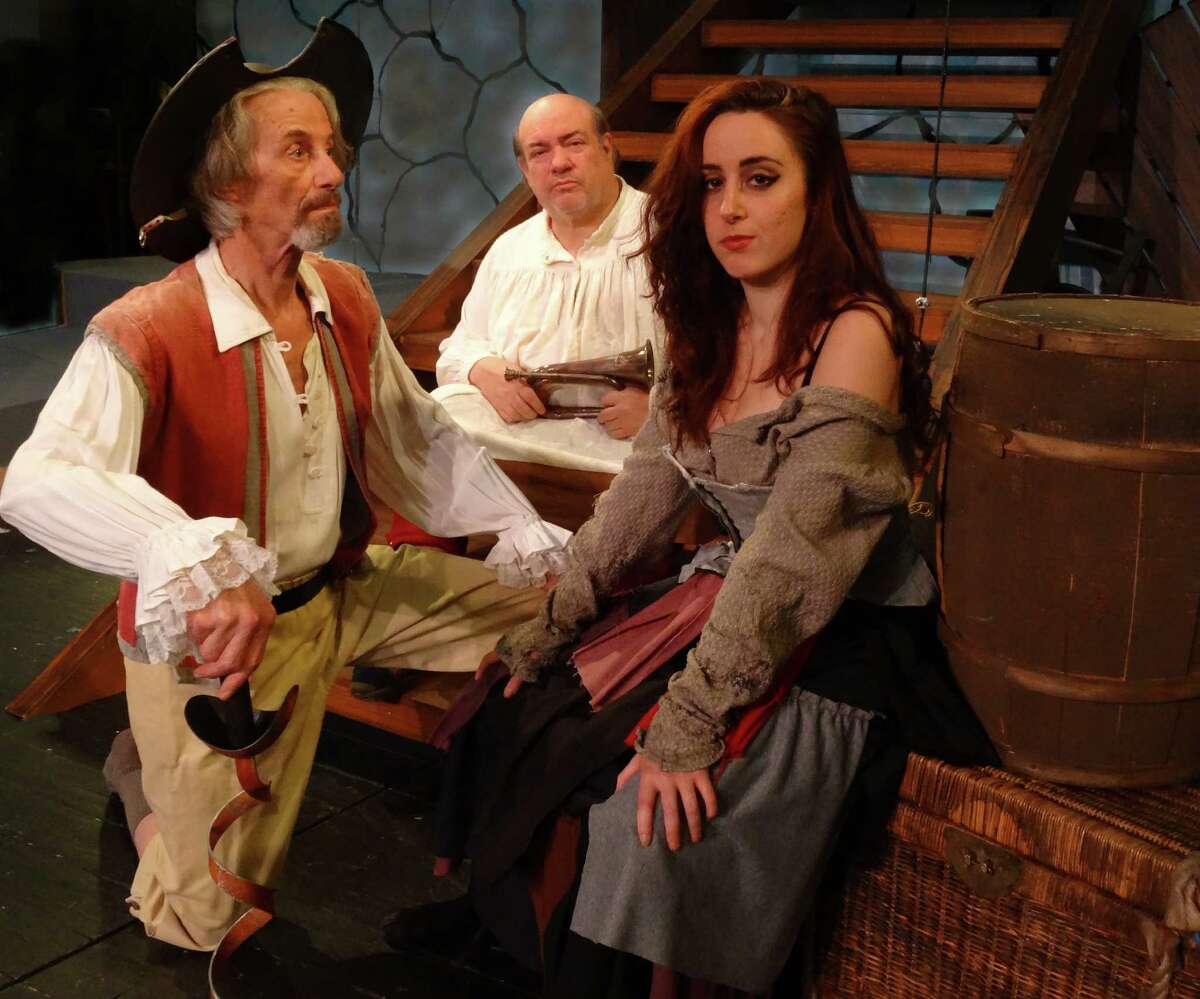 Ted Yudain played Cervantes/Don Quixote and Rachel Schulte played Aldonza in Curtain Call’s production of “Man of La Mancha.” Curtain Call’s executive and artistic director, Lou Ursone, will be presented in May an ACE award from the Cultural Alliance of Fairfield County.