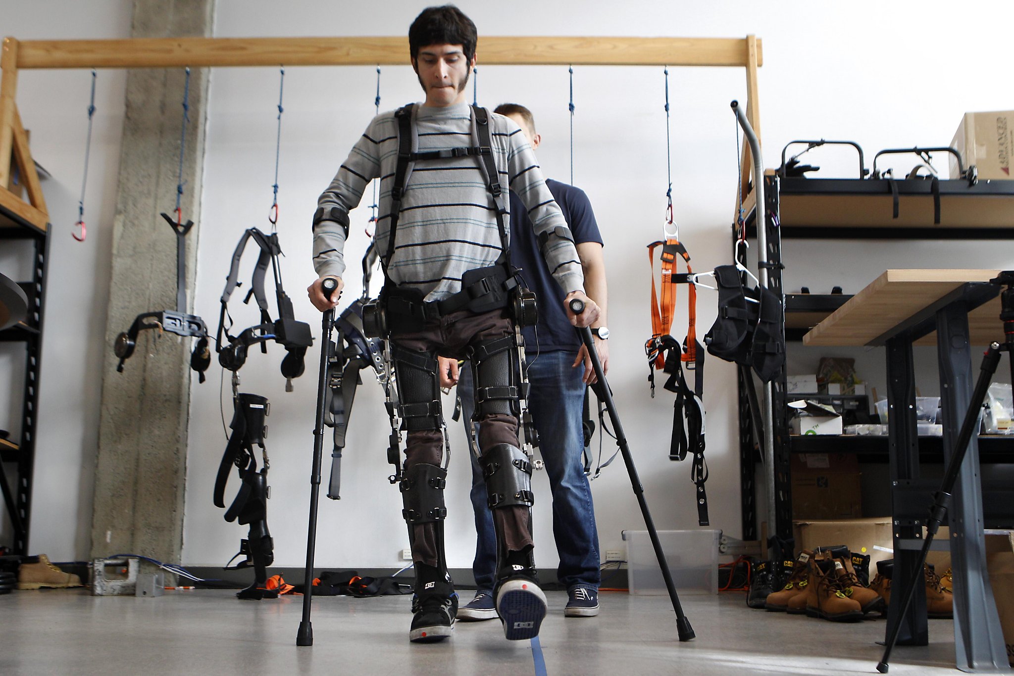 SuitX’s robot suit lets paralyzed people walk again - SFChronicle.com