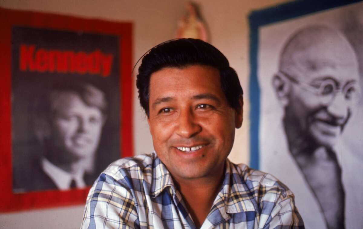 United Farm Workers leader Cesar Chavez