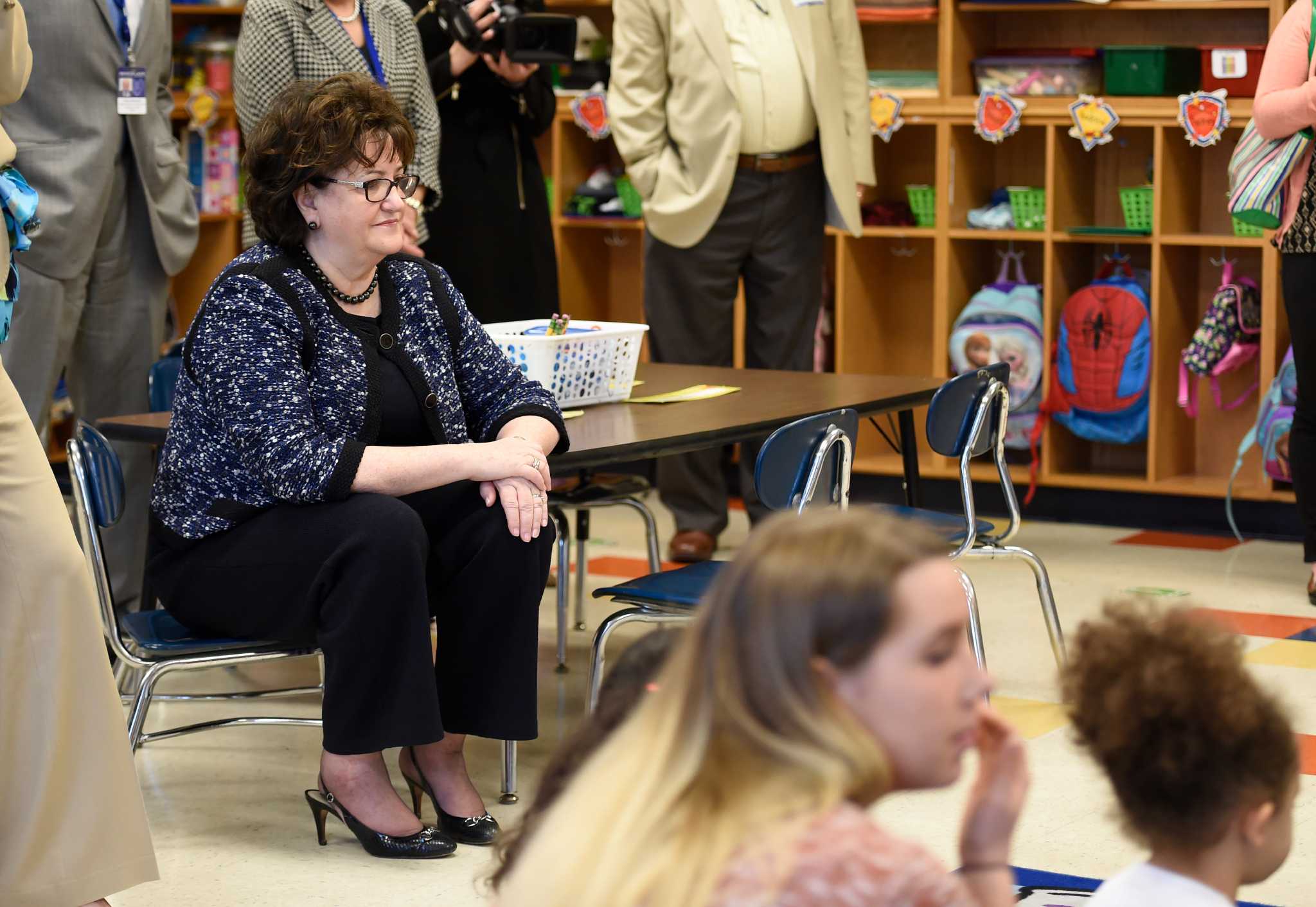 Commissioner Elia visits Rensselaer County schools