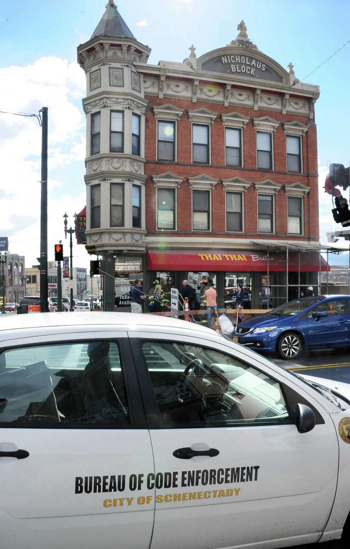 Schenectady intersection closed amid collapse concerns