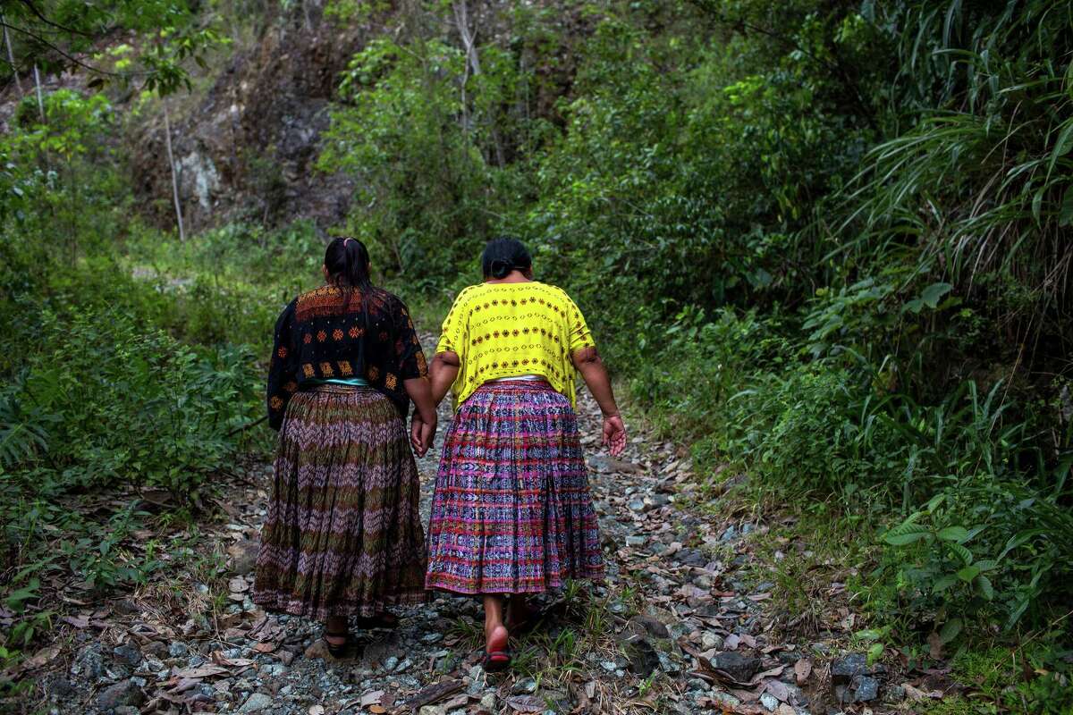 ﻿Rosa Elbira Choc Ich, left, and Angelica Choc, right, are just two of the women who say they were faced with some form of abuse at the mercy of the employees of the Canadian mining company from 2007 to 2009 in Lote Ocho, Guatemala﻿.