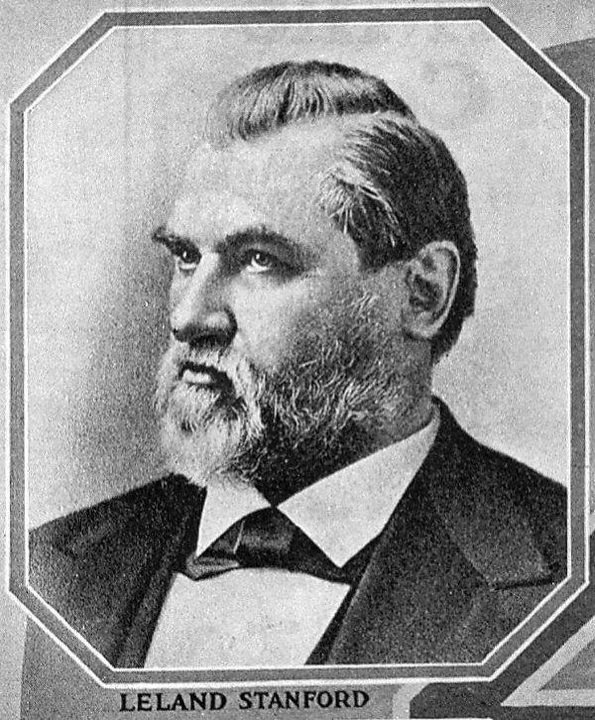 Leland Stanford, one of the builders of the 19th centurys version of a high-speed rail system. L. STANFORD/B/02JUL96/BU/HO Leland Stanford California railroad baron. also ran: 06/09/98.--- Sent 04/05/12 12:12:11 as letters06_hsr_PH3 with caption: