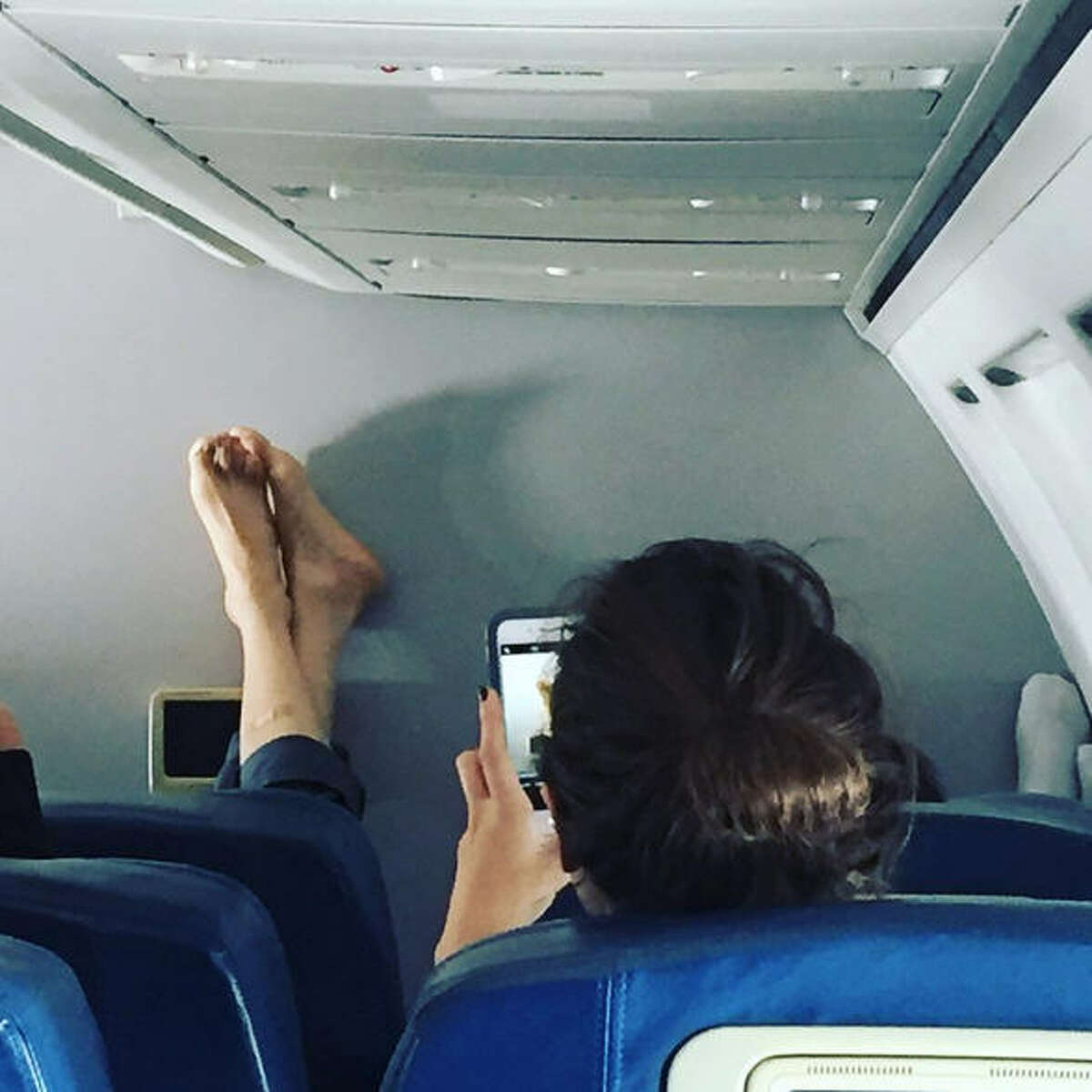 Passenger Shaming Instagram Account Shows People On Planes Behaving Badly