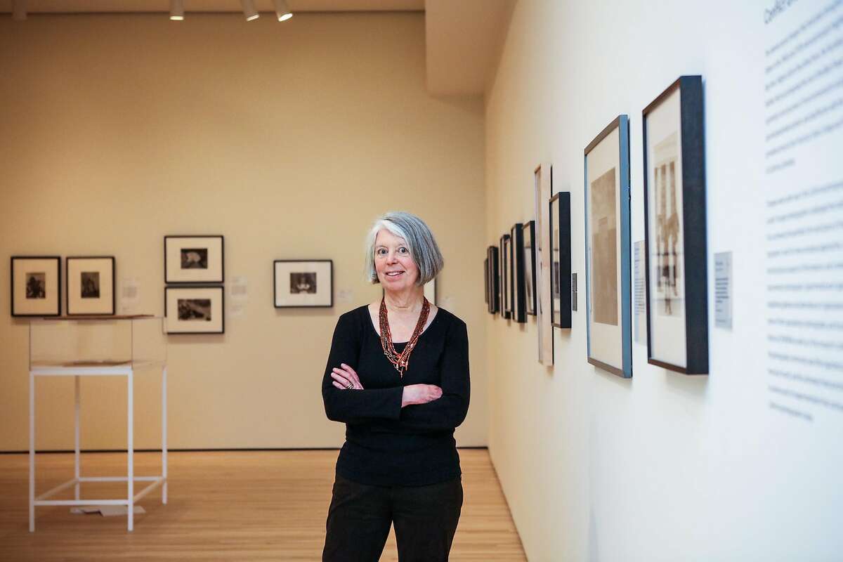 Sandra Phillips, longtime curator of photography at SFMOMA, poses for a portrait in the new photography gallery at SFMOMA, in San Francisco, California, on Monday, April 4, 2016.