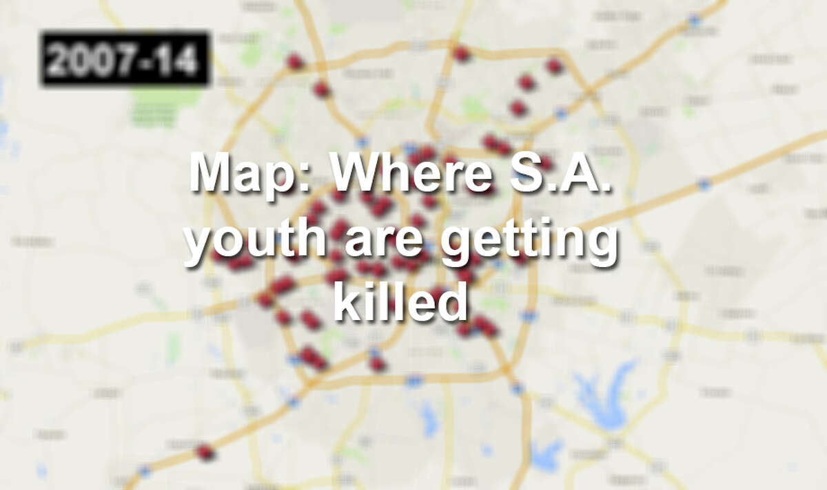 Click through the gallery to see visualizations of homicides of youth in San Antonio from 2007-2014.