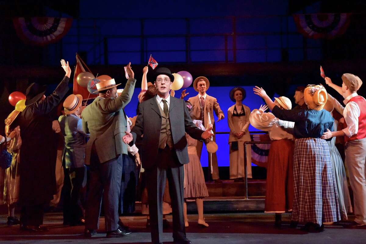 WCSU production of “Parade” with Matt Grasso as Leo Frank. Grasso won Outstanding Performance by an Actor in a Musical from the Kennedy Center for Performing Arts.