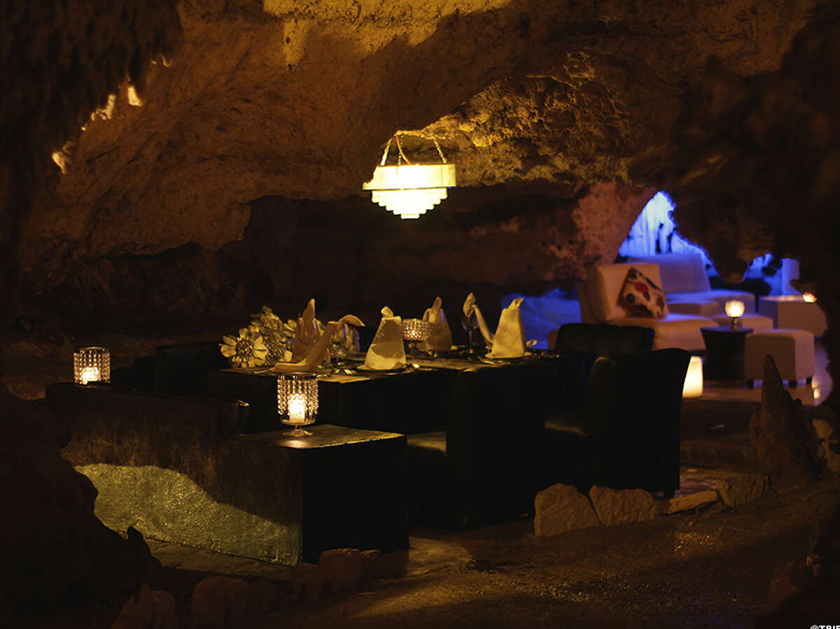 Mexico's beautiful restaurant, bar inside of a cave on the Yucatán