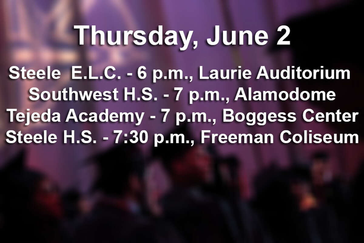 Graduations on Thursday, June 2, 2016.