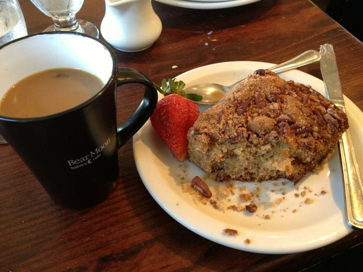 Take a look at this crumbly coffee cake from Bear Bakery. 