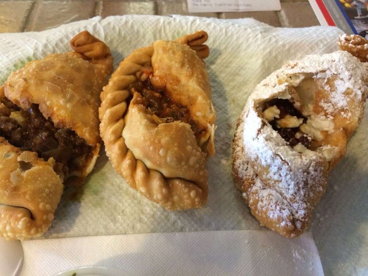 Marini's offers empanadas like beef gaucho, chicken diablo, cream cheese guava.