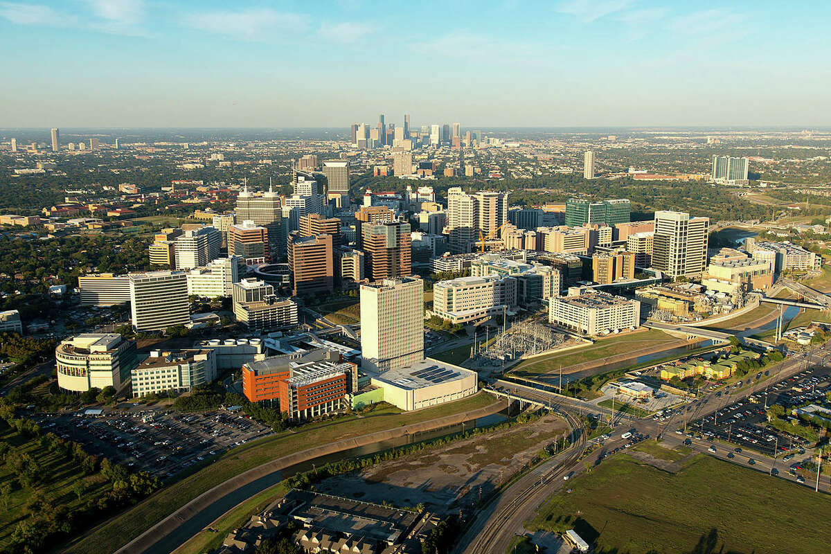 The Texas Medical Center spans 1,345 acres southwest of downtown. It has 106,000 employees and ranks right behind Philadelphia and Seattle as the eighth-largest business district in the country.