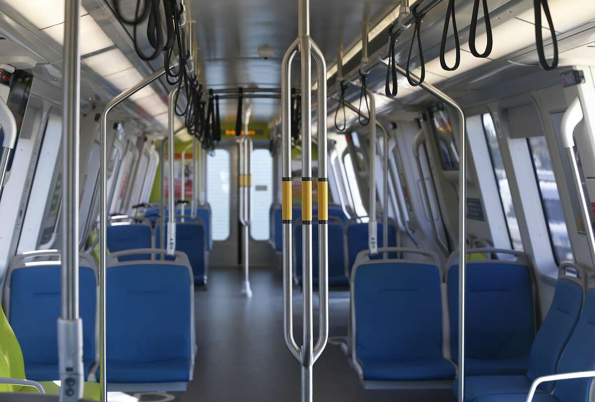 BART gives first look at new train cars