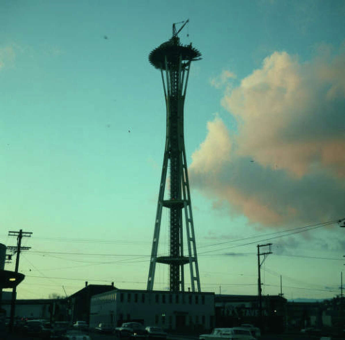 Previously unpublished photos of Space Needle construction