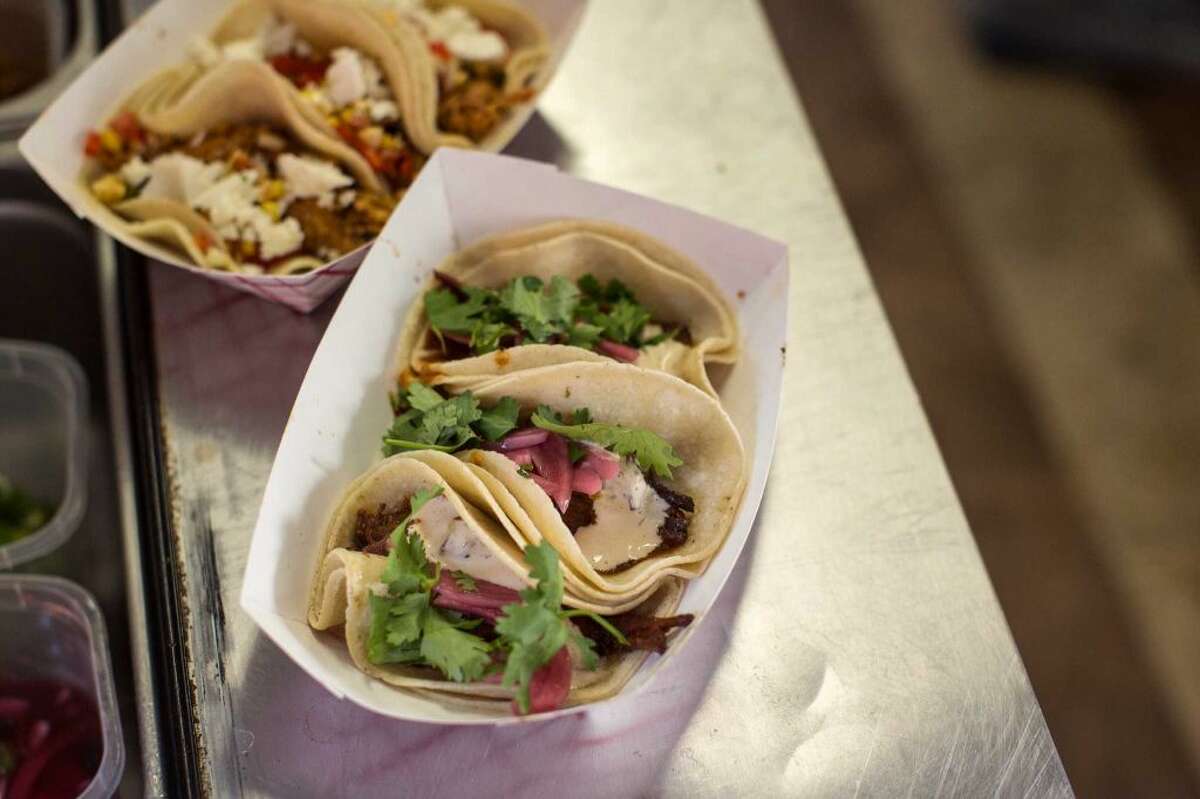 A new voter registration campaign pokes fun at the #TacoTrucksOnEveryCorner comment. >>Click to see Houston's best tacos, according to Yelp. 
