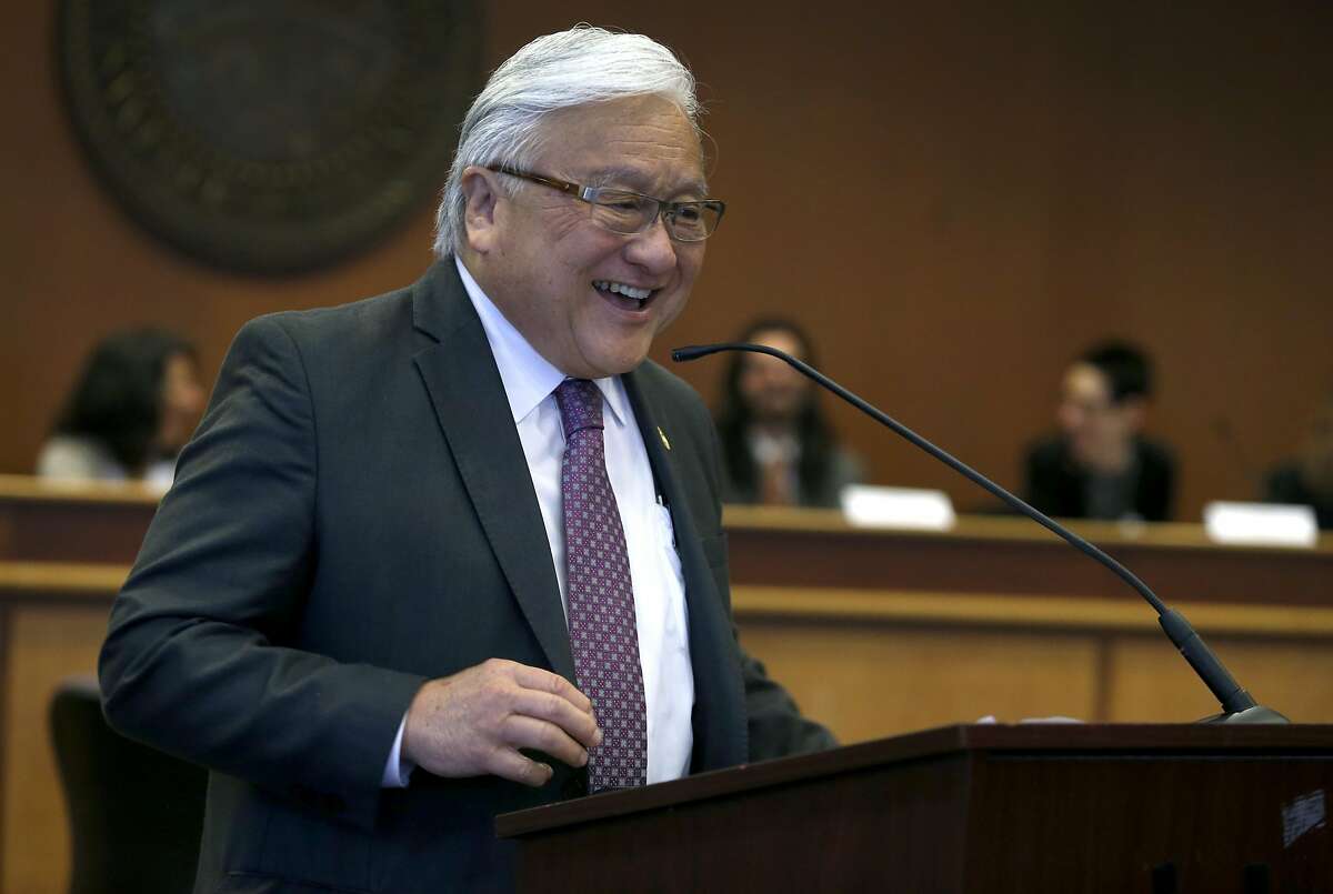 Rep. Mike Honda hosts a roundtable discussion on ending sexual discrimination against transgender students in San Jose, Calif. on Thursday, April 7, 2016. Challenger Ro Khanna is hoping to unseat the incumbent Honda from California's 17th Congressional District.