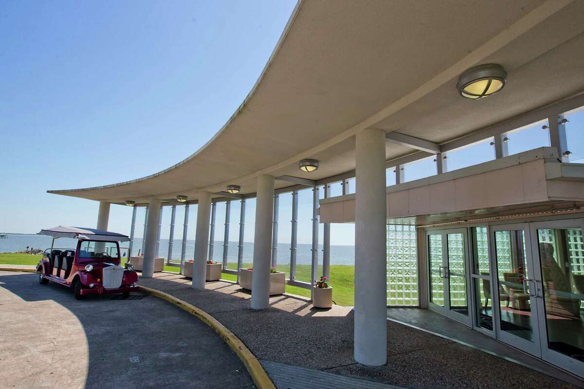A view of the entrance at the Sylvan Beach Pavilion on Tuesday , April 5, 2016 in La Porte, TX. ( Photo by Thomas B. Shea / For the Chronicle)