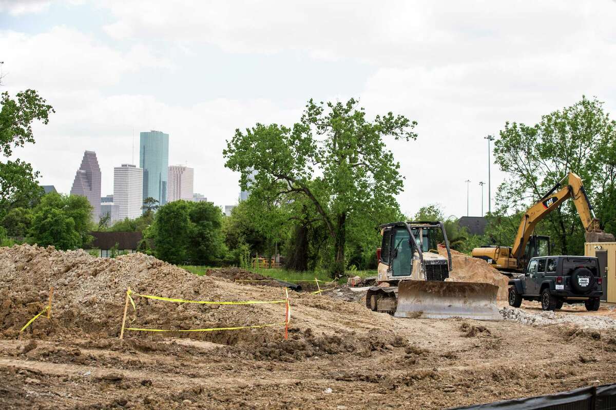 A construction site near the intersection of Main and North is shown on Tuesday, March 31, 2015, in the Near Northside section of Houston. ( Brett Coomer / Houston Chronicle )