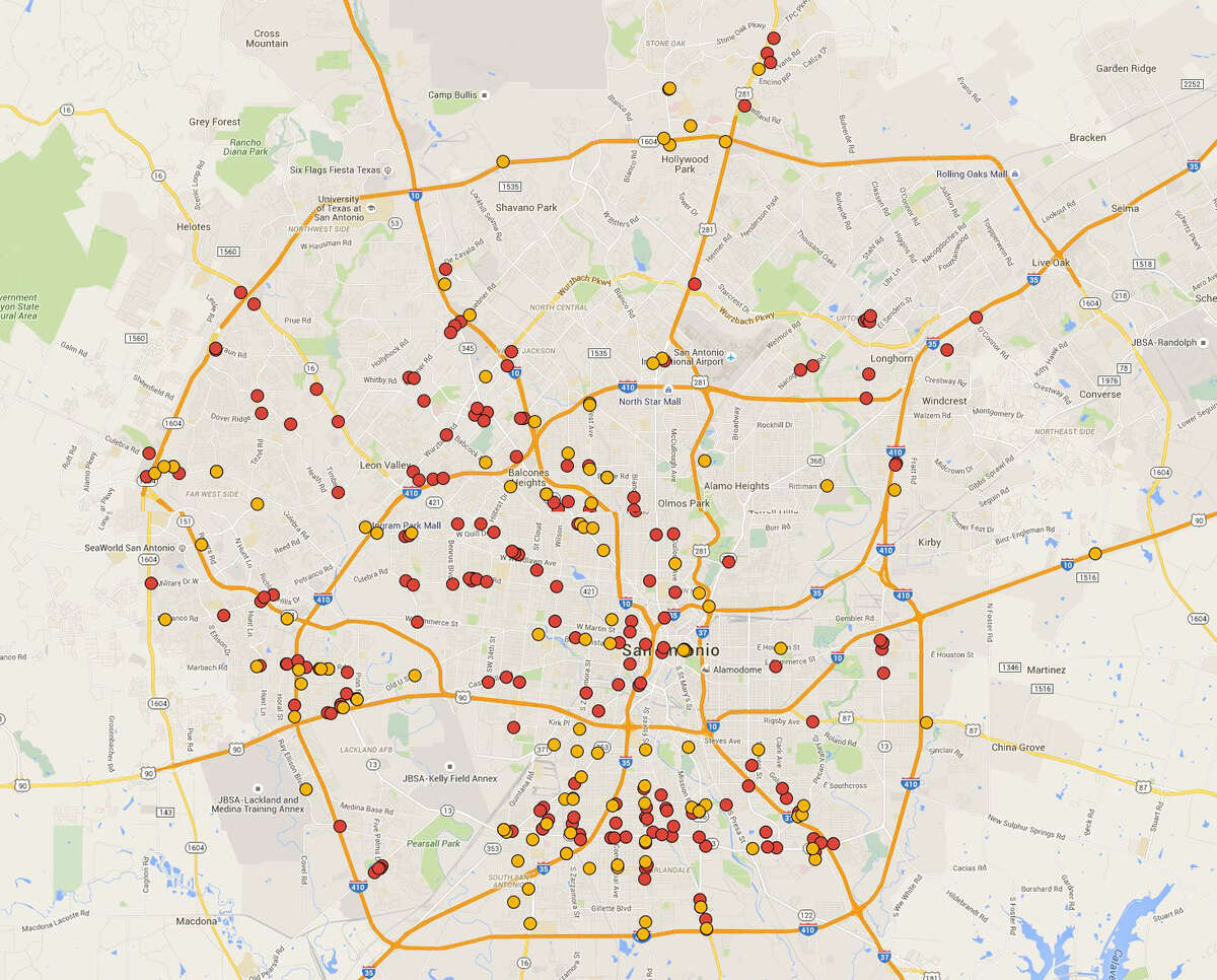 These are the San Antonio restaurants cited with 14 or more demerits in January, February and March of this year.Click ahead to see the spots cited with the highest number of violations from March 24-31, 2016.