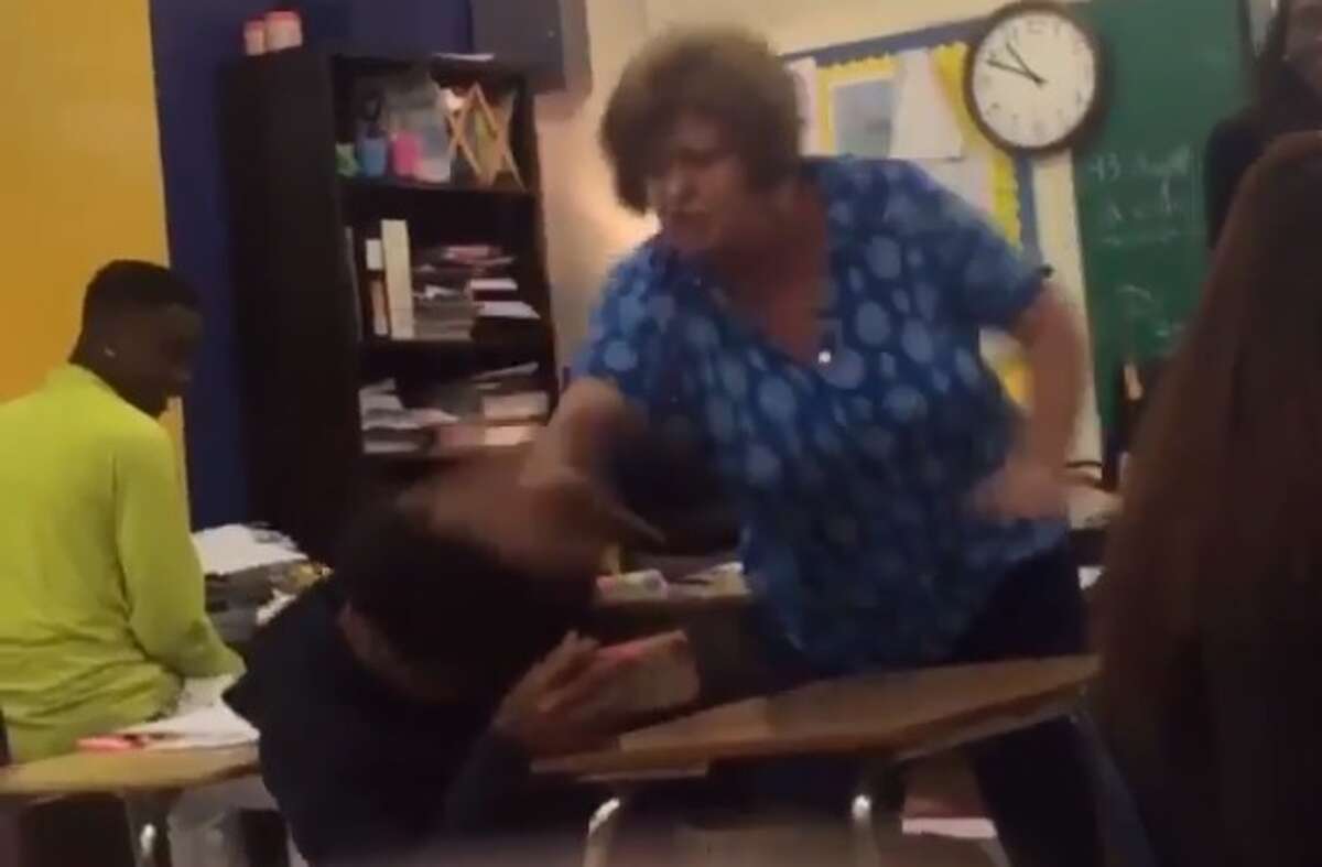 special education students hitting teachers