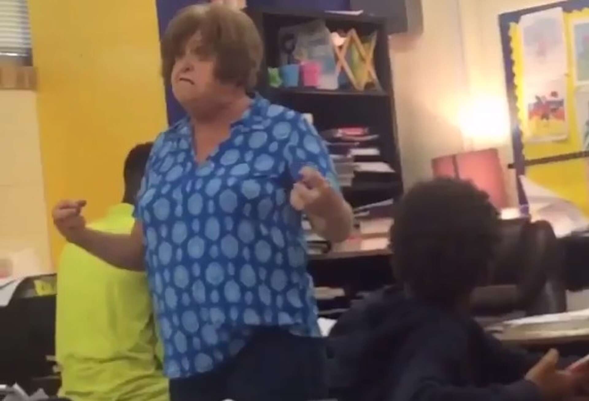 Video shows teacher striking student
