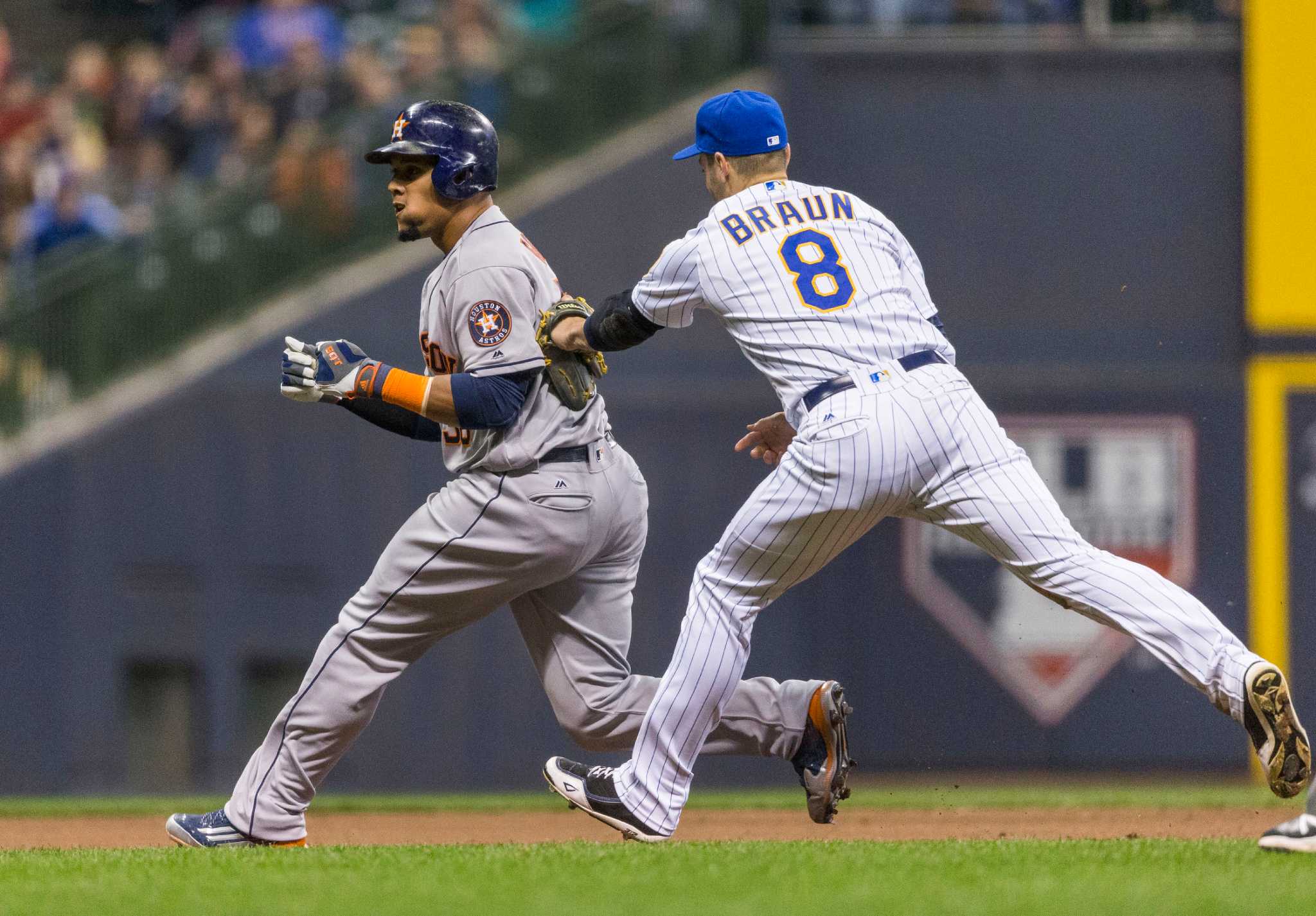 Astros report: Carlos Gomez feels 'weird' as visitor at Miller Park