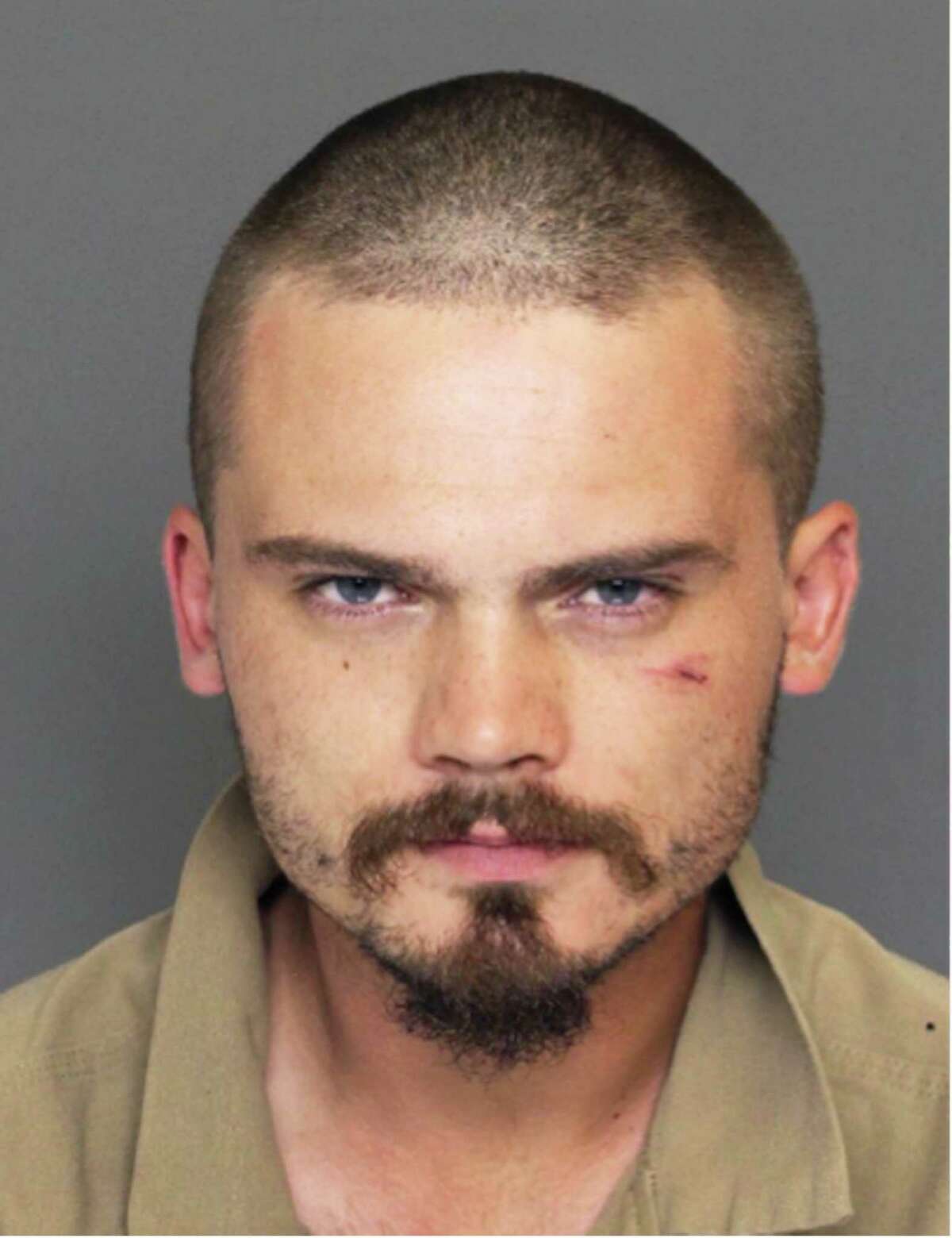 This Wednesday, June 17, 2015 law enforcement booking photo provided by the Colleton County, S.C., Sheriff's Office shows former "Star Wars" actor Jake Lloyd, who was booked as Jake Broadbent, after he allegedly lead deputies on a chase hitting speeds over 100 mph Wednesday at the Colleton County Detention Center, in Walterboro, S.C. Colleton County, South Carolina, Sheriff's Sgt. Kyle Strickland said Sunday June 21, 2015, that deputies arrested a 26-year-old man they confirmed through a former talent agent was Jake Lloyd. Strickland said the man gave his name as Jake Broadbent. He played young Anakin Skywalker in the 1999 movie "Star Wars: Episode I - The Phantom Menace."