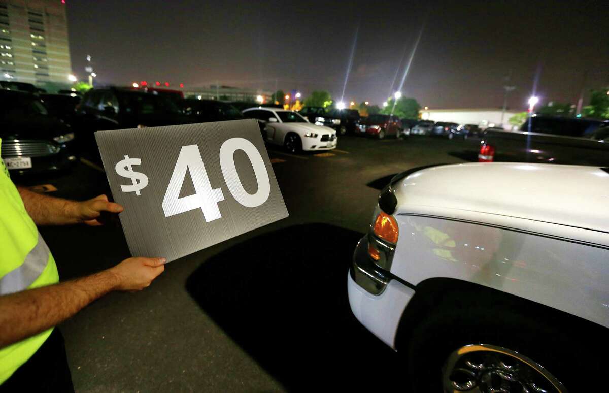 Fans complained about parking prices for the Astros' home opener at Minute Maid Park on Monday.