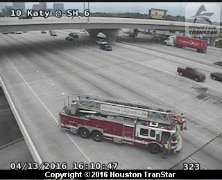 Gas leak causes big problem on I-10 westbound at Texas 6