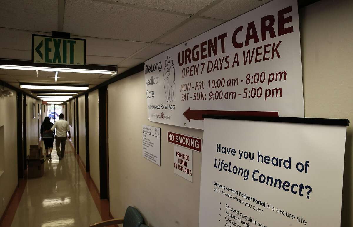 The LifeLong Medical Care an urgent care clinic in San Pablo, California on Thurs. April 14, 2016, is operating across the street from the Doctors Medical Center hospital which closed down a year ago.