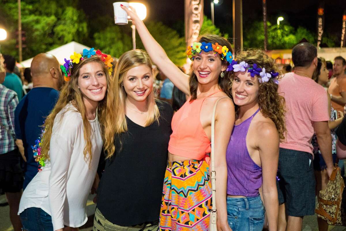Partygoers attend the 29th Annual Alamo Heights Night in 2016.  
