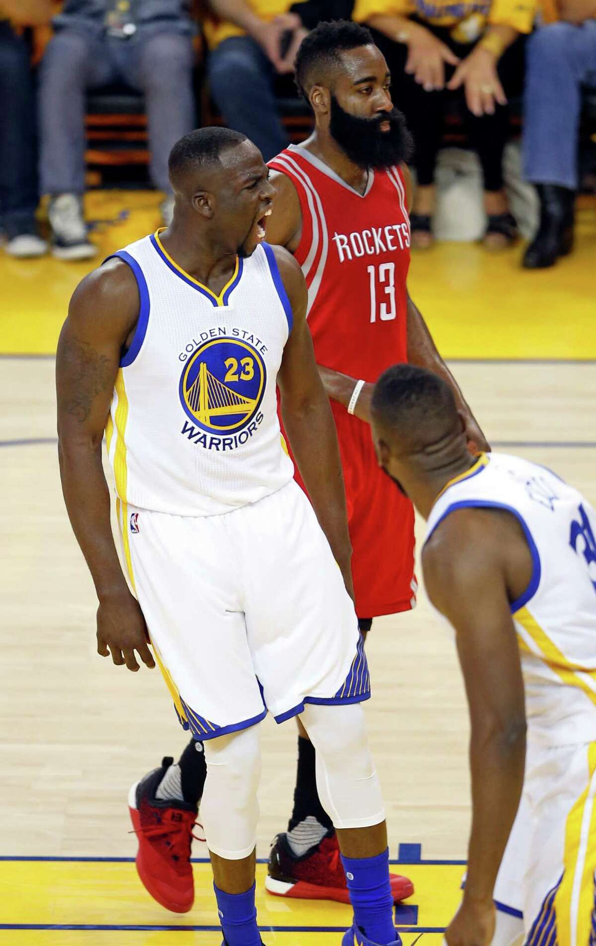 Game 1 Warriors 104, Rockets 78