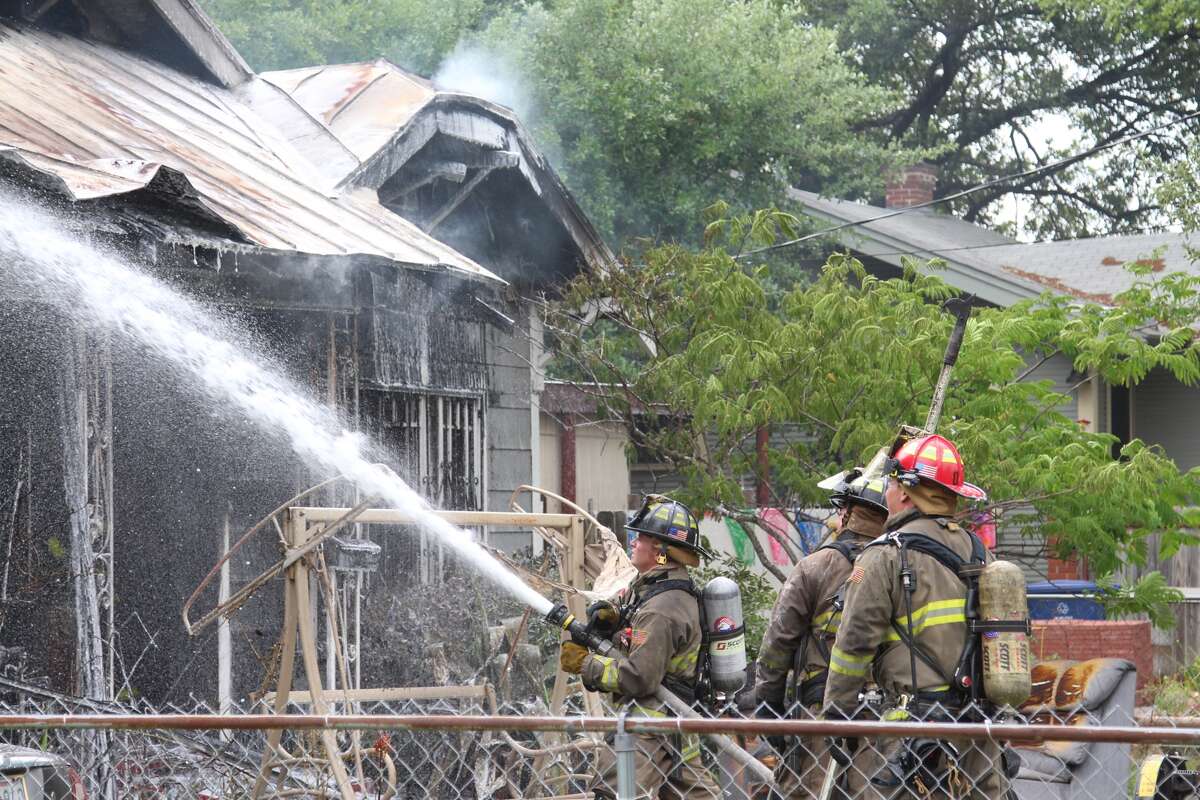 Fire engulfs home in Northwest Central San Antonio, one hospitalized