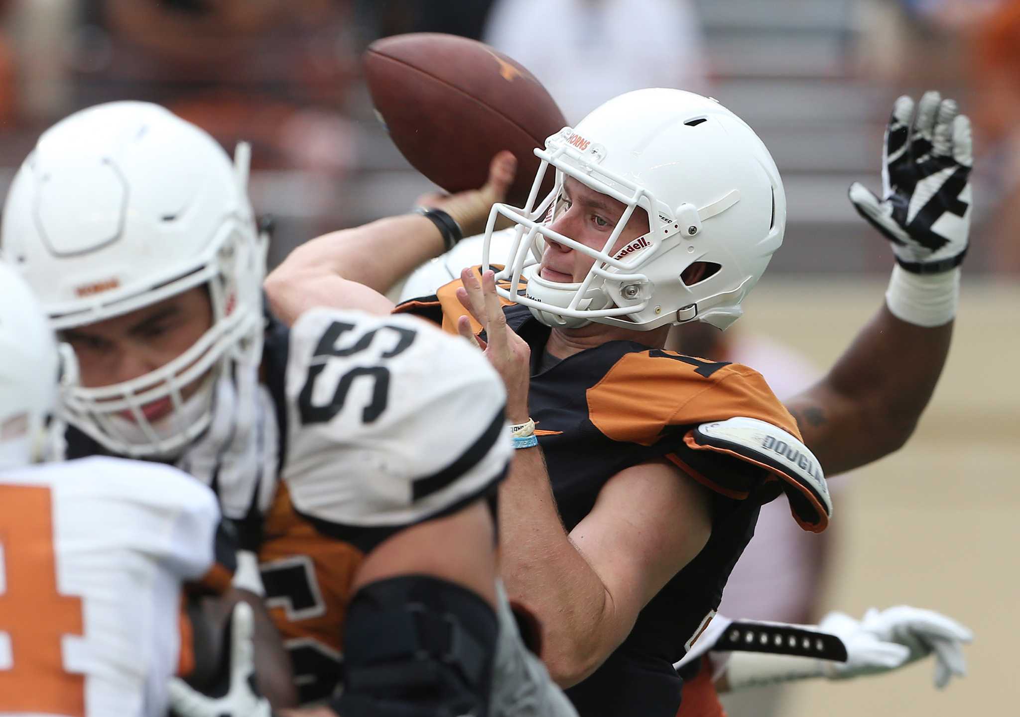 Freshman QB Shane Buechele shines in Texas Longhorns spring game - ESPN -  Big 12 Blog- ESPN