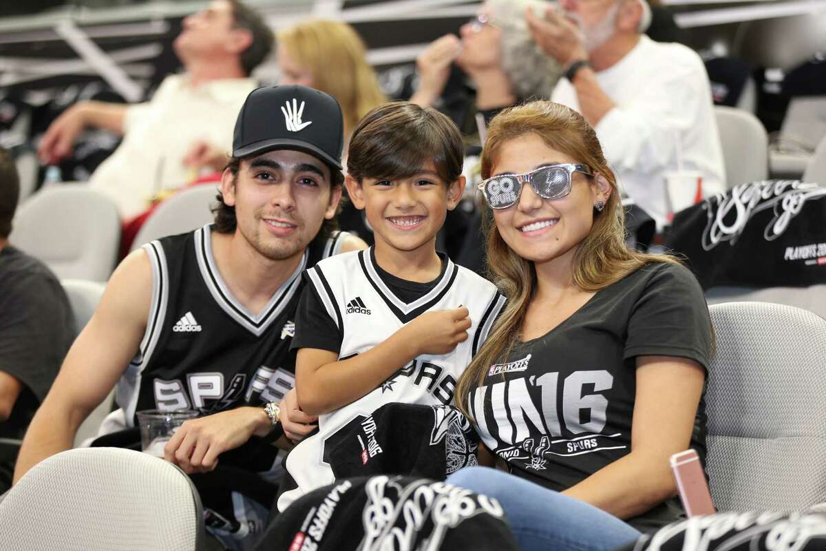 Spurs fans were gushing with joy as the boys in Silver and Black dominated the Memphis Grizzlies during Game 1 of the first round playoff matchup at the AT&Center Sunday, April 17, 2016.