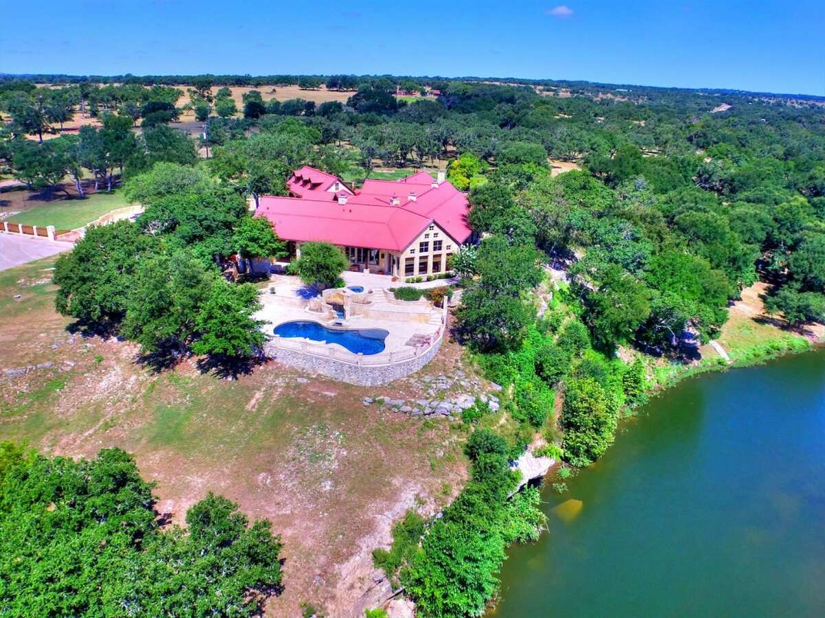 The 96-acre estate, about 40 minutes west of Austin, overlooks Fitzhugh Creek.