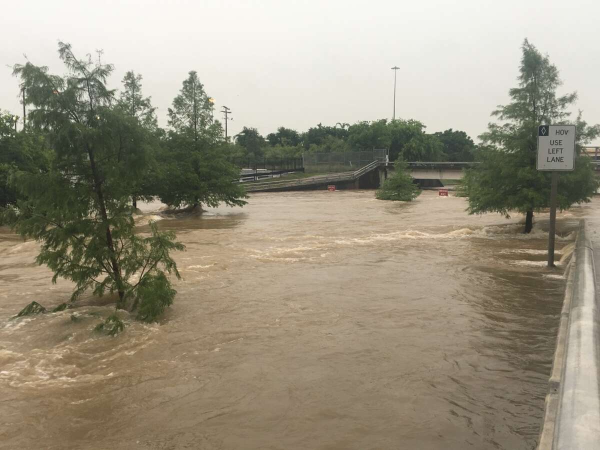 Scenes from downtown during Houston's Tax Day Flood