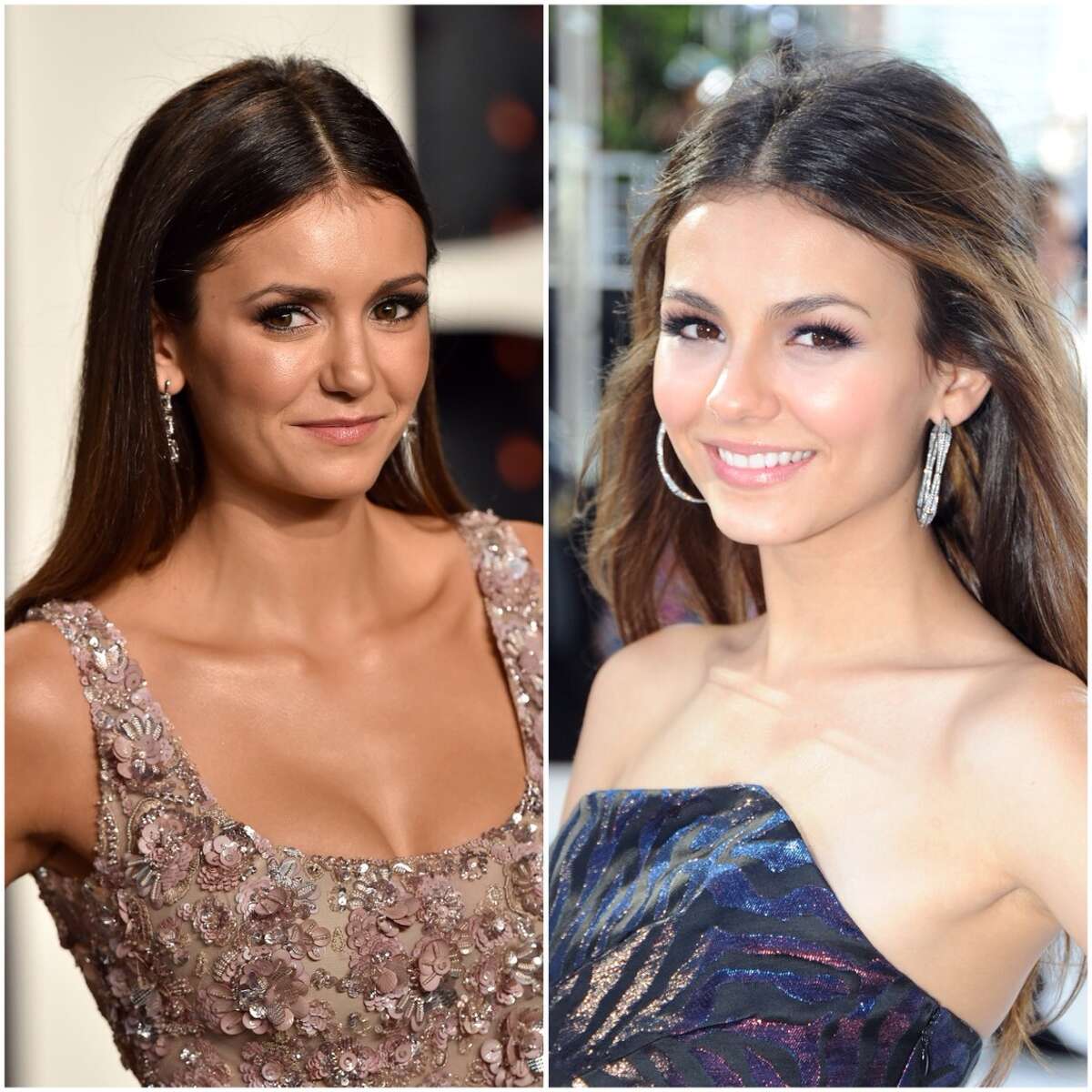 Nina Dobrev and Victoria Justice Both actresses could seriously pass as sisters. Image credit: Getty/ Axelle/Bauer-Griffin; Getty/ Jeff Kravitz; FilmMagic, Inc. 