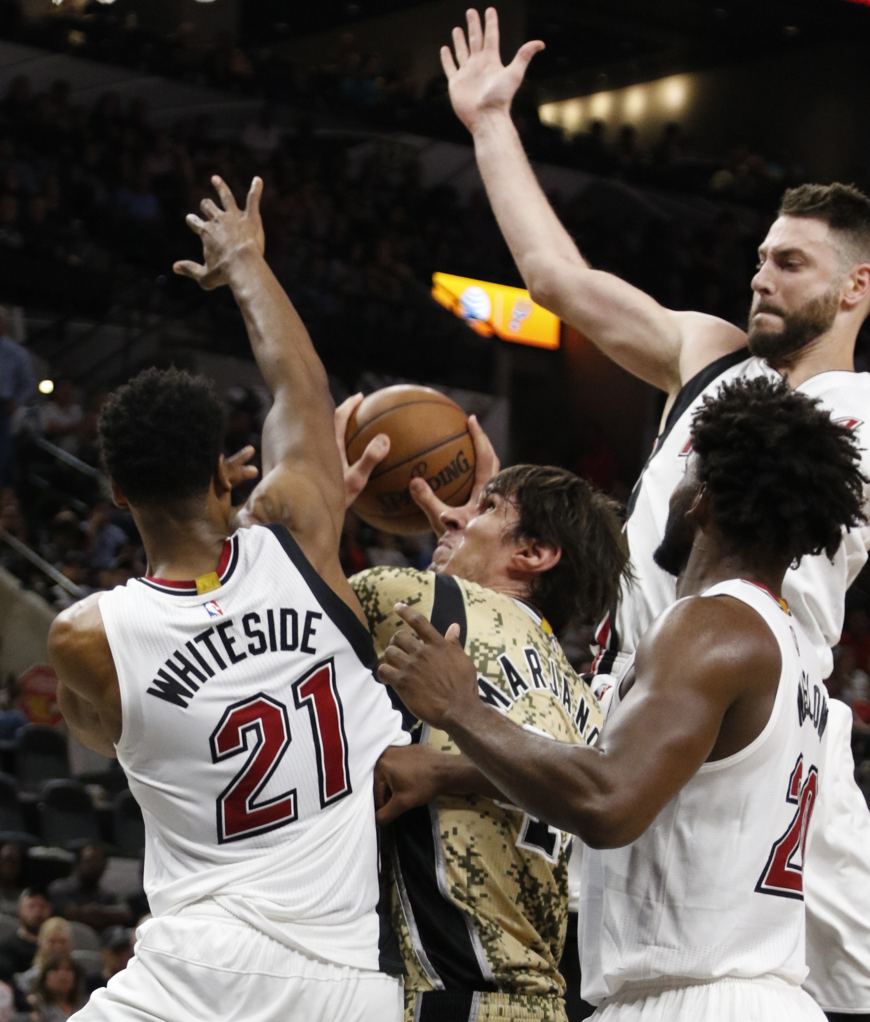 Spurs Rookie Boban Marjanovic With The Most Disrespectful Dunk You Will  Ever See