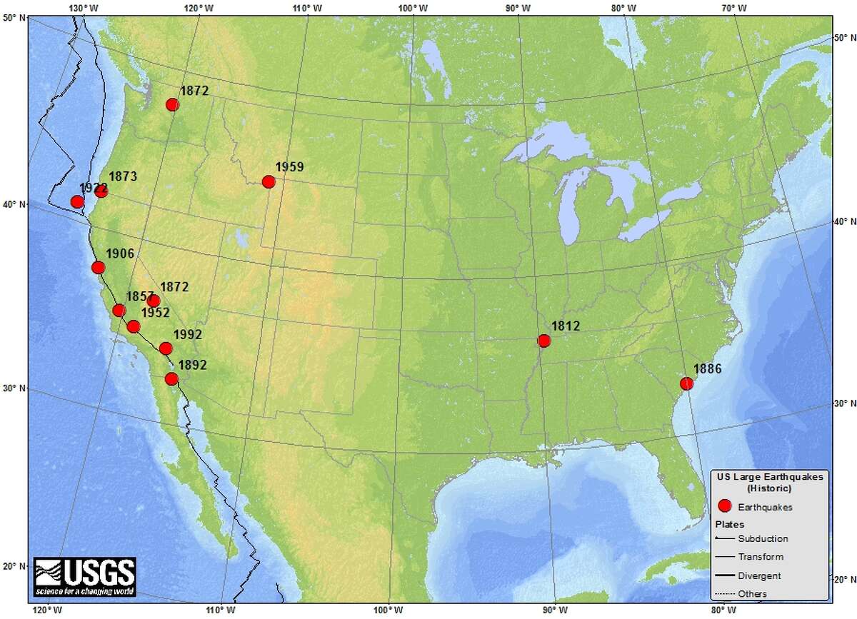 usgs global quake map