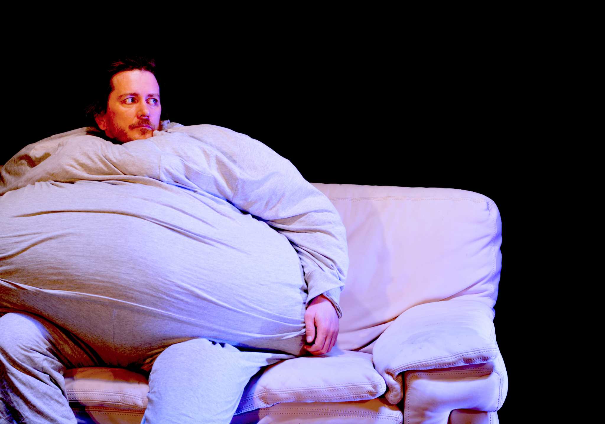 Memorial High Grad Transformed Via Fat Suit In Play The Whale