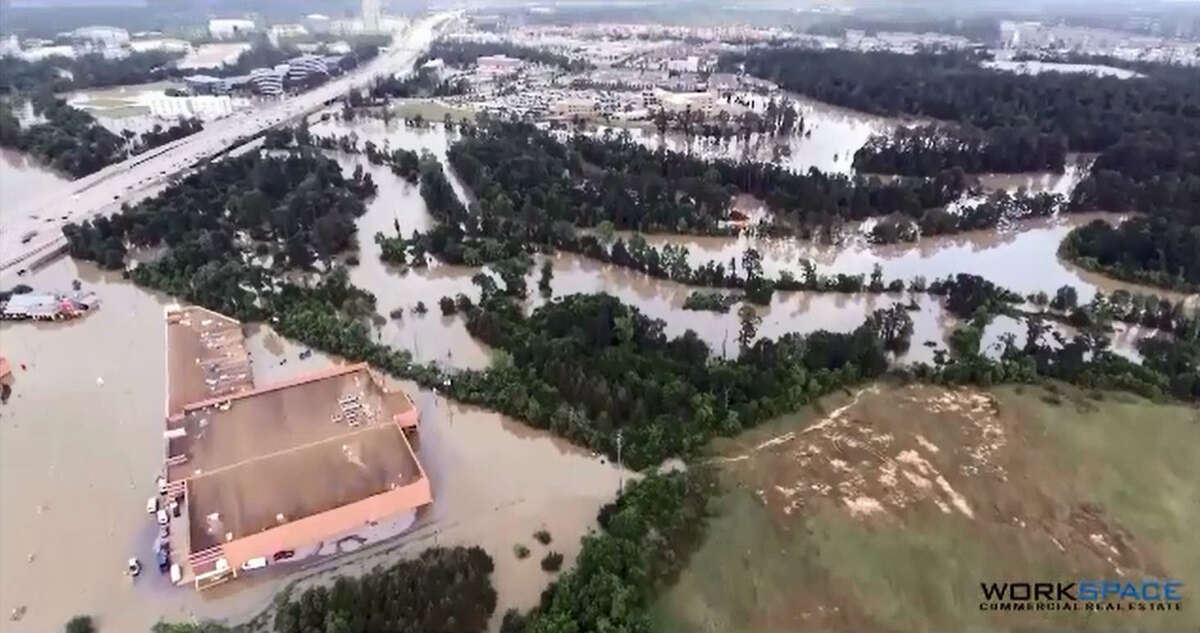 Watch: Drone Footage Shows Some Of Houston's Most Flooded Areas